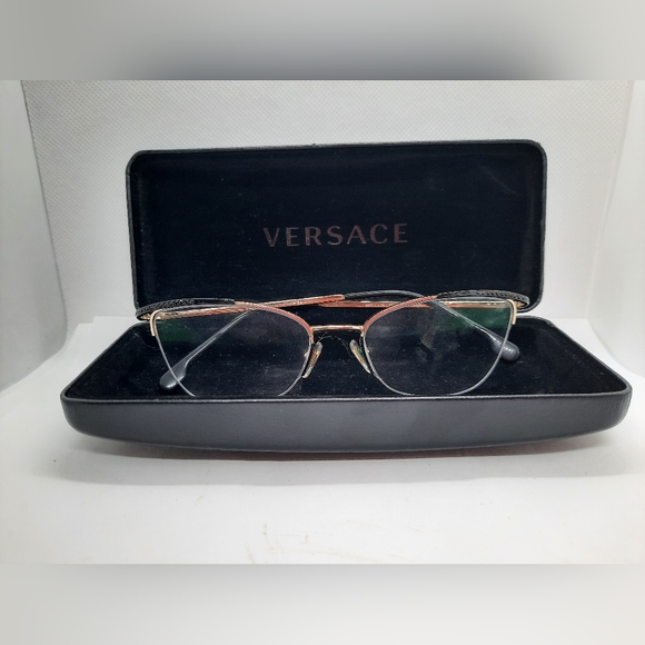 Versace Eyeglass Frames And Case - Picture 13 of 13